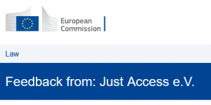 Screenshot_2021-04-08 Feedback from Just Access e V Screenshot_2021-04-08 Feedback from Just Access e V